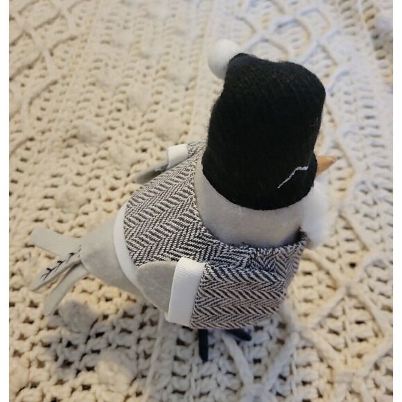 2022 Iskall Christmas Fabric Bird Wondershop Beard Hat Mistletoe Figurine Target - Picture 4 of 4